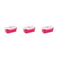 thumbnail image 1 of VONKY Solution Pratique et Élégante pour Pause Déjeuner Rapide Compact Rendant Boîte de Conservation Scellée Légère Rouge 350ml 3Set, 1 of 6