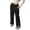 Black, variant on Duqingm Girls Sweatpants, Running Casual Sports Elastic Drawstring Waist Straight Leg Pants with Pockets (Dark Green,13-14 Years)