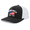 Black Heather/White, variant on Patriot Pride America Est. 1776 Embroidered Trucker Hat - Patriotic American Flag Snapback Mesh Cap, Americana Duck Camo/White