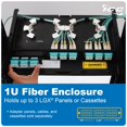 thumbnail image 2 of Fiber Optic Rack Mount Enclosure ICC 3-Slot 72 Fibers, 2 of 9