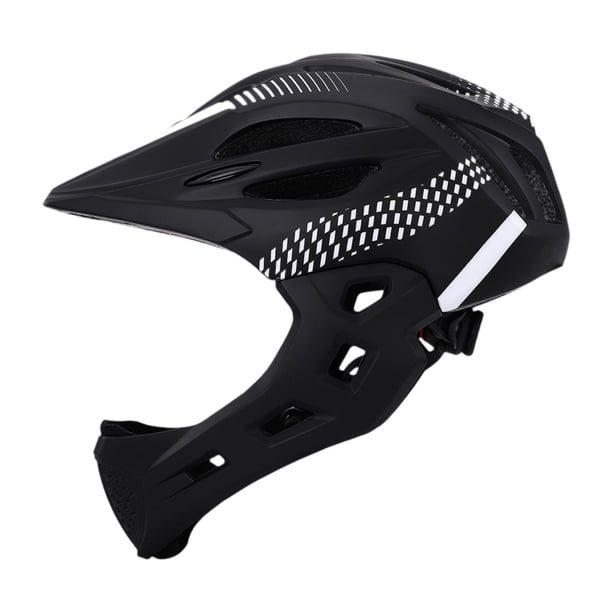 Casco de bicicleta, patinaje sobre ruedas, accesorios de ciclismo, casco integral para niños Blanco y negro