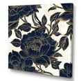 thumbnail image 2 of DESIGN ART Designart "Blue Gold Peonies Symphony Iii" Floral Peony Canvas Art Print 30 in. wide x 30 in. high, 2 of 5