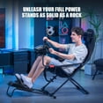 thumbnail image 3 of GTPLAYER Foldable & Adjustable Sim Racing Cockpit, Compatible with Logitech, Thrustmaster, and Fanatec Wheels for PS5/PS4/Xbox/PC, 3 of 8