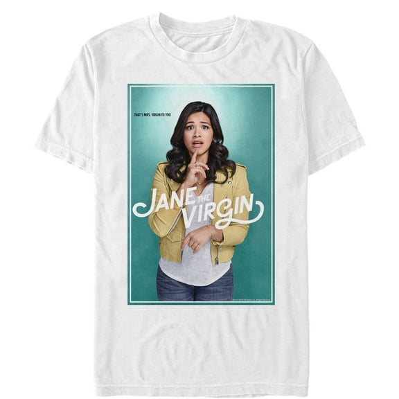Men's Jane the Virgin Portrait Frame Graphic Tee White Small