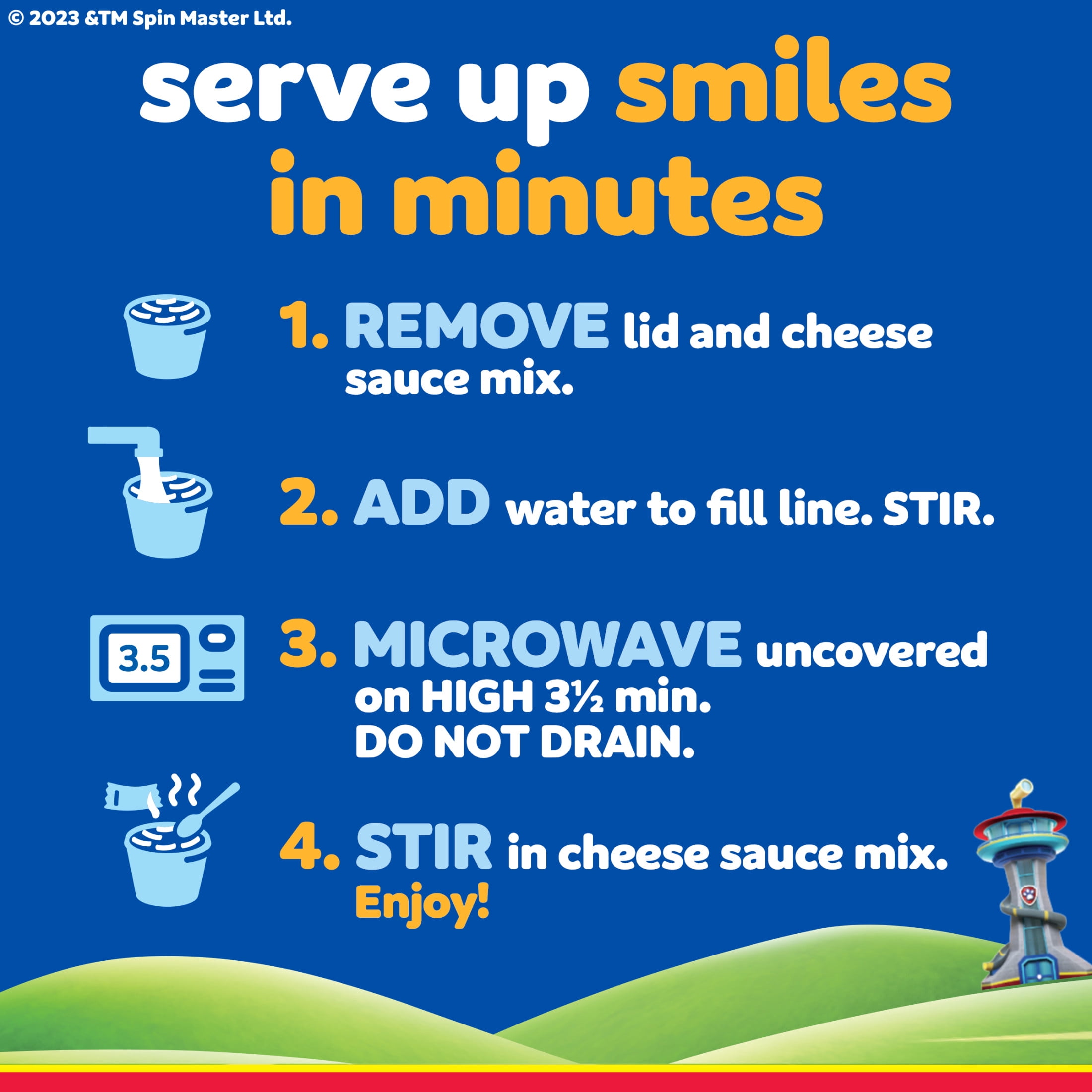(6 pack) Kraft Nickelodeon Paw Patrol Mac and Cheese, 4 Cups, for Easy Dinner or Dinner Sides, Original Flavor, No Artificial Flavors, Preservatives or Dyes, 1.9 oz