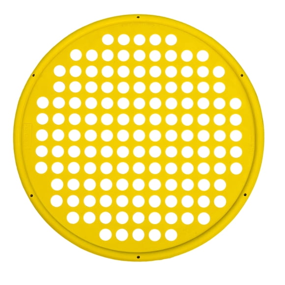 Ejercicio de manos Web CanDo de 36 cm de diámetro, color amarillo claro