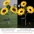 thumbnail image 7 of Ranliy Solar Lights Outdoor Garden Decor - 2 Pack Sunflower Lights, Waterproof Solar Outdoor Lights Auto On/Off Solar Decorative Lights for Garden, Patio, Backyard, 7 of 7
