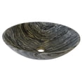 thumbnail image 1 of Lunar Marble Vessel Sink & Brushed Nickel Umbrella Drain, 1 of 1