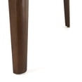 thumbnail image 4 of Christopher Knight Home 5-Piece Mid Century Dining Table with Cushioned Chairs, Wood Frame, Walnut+Light Gray, 4 of 13