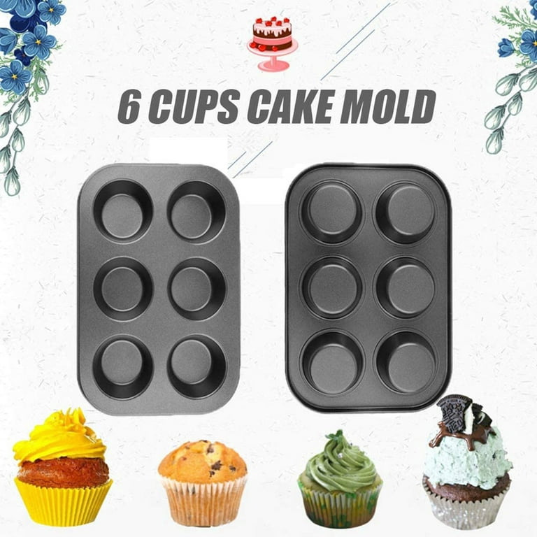 WALFOS Non-Stick Silicone Cake Mold Muffin Cupcake Baking Pan Tray  Chocolate Mould Cake Decorating Tools Kitchen Accessories