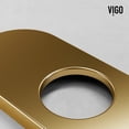 thumbnail image 5 of VIGO 5.5 in. Bathroom Sink Faucet Hole Cover Deck Plate For 1 or 3 Hole in Matte Brushed Gold, 5 of 9