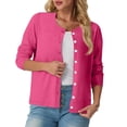 thumbnail image 3 of Fall Cardigan Sweaters for Women Lightweight 2026 Long Sleeve Button Down Open Front Cardigan, M, 3 of 6