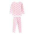 thumbnail image 5 of WIBACKER 2-7 Years Toddler and Little Girls' Long Sleeve Pajamas Set Cotton Top and Pants 2 Piece Sleepwear Pjs - Pink Flowers, 5 of 12
