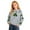 1-Grey51, variant on WOYY Girls St. Patrick's Day Hoodie Clover Print Pullover Hooded Sweatshirt, Sizes 3-14