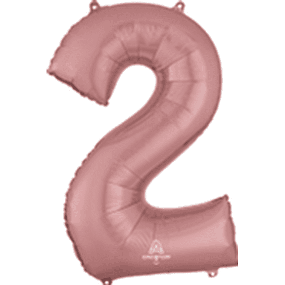 LRG SHP HX NBR 2 ROSE GOLD - 34IN