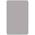 thumbnail image 3 of Flash Furniture Wren 36''W x 72''L Rectangular Grey Thermal Laminate Activity Table - Height Adjustable Short Legs, 3 of 3