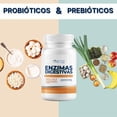 thumbnail image 4 of Enzimas Digestivas 500mg - 100 Cápsulas Por Frasco Sin Sabor, 4 of 8