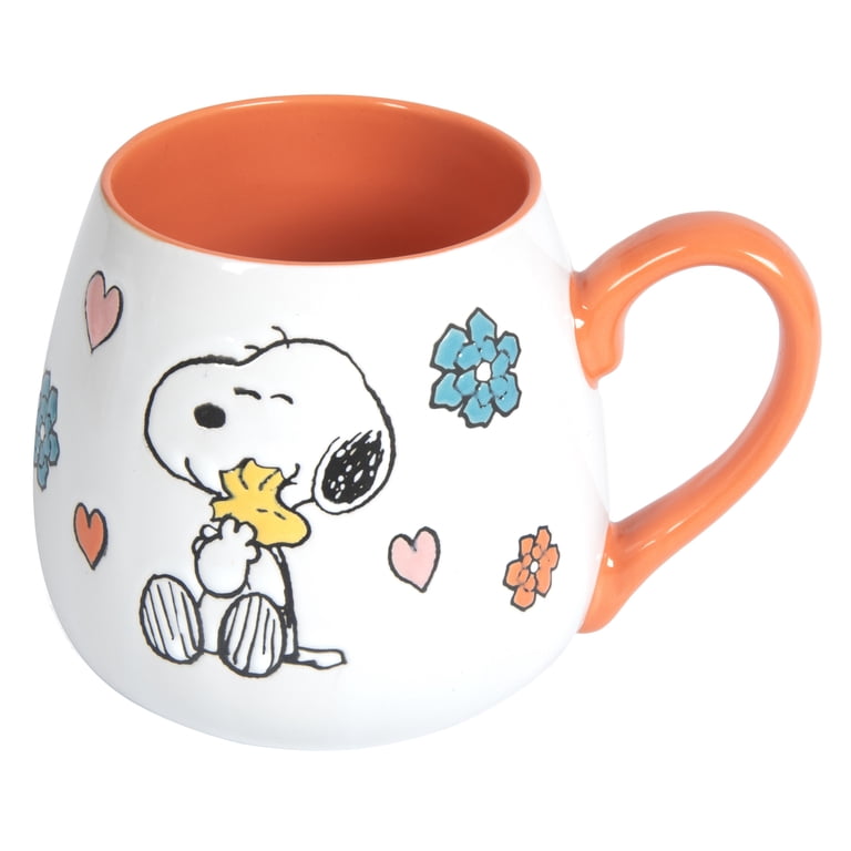 Gibson Home Peanuts Mother Baby Orange 20oz Mug photo 4