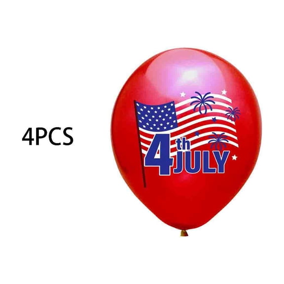 4Pcs Fourth Of July Balloons Decorative Balloons For Independence Day Celebrations Balloons For Festive Events