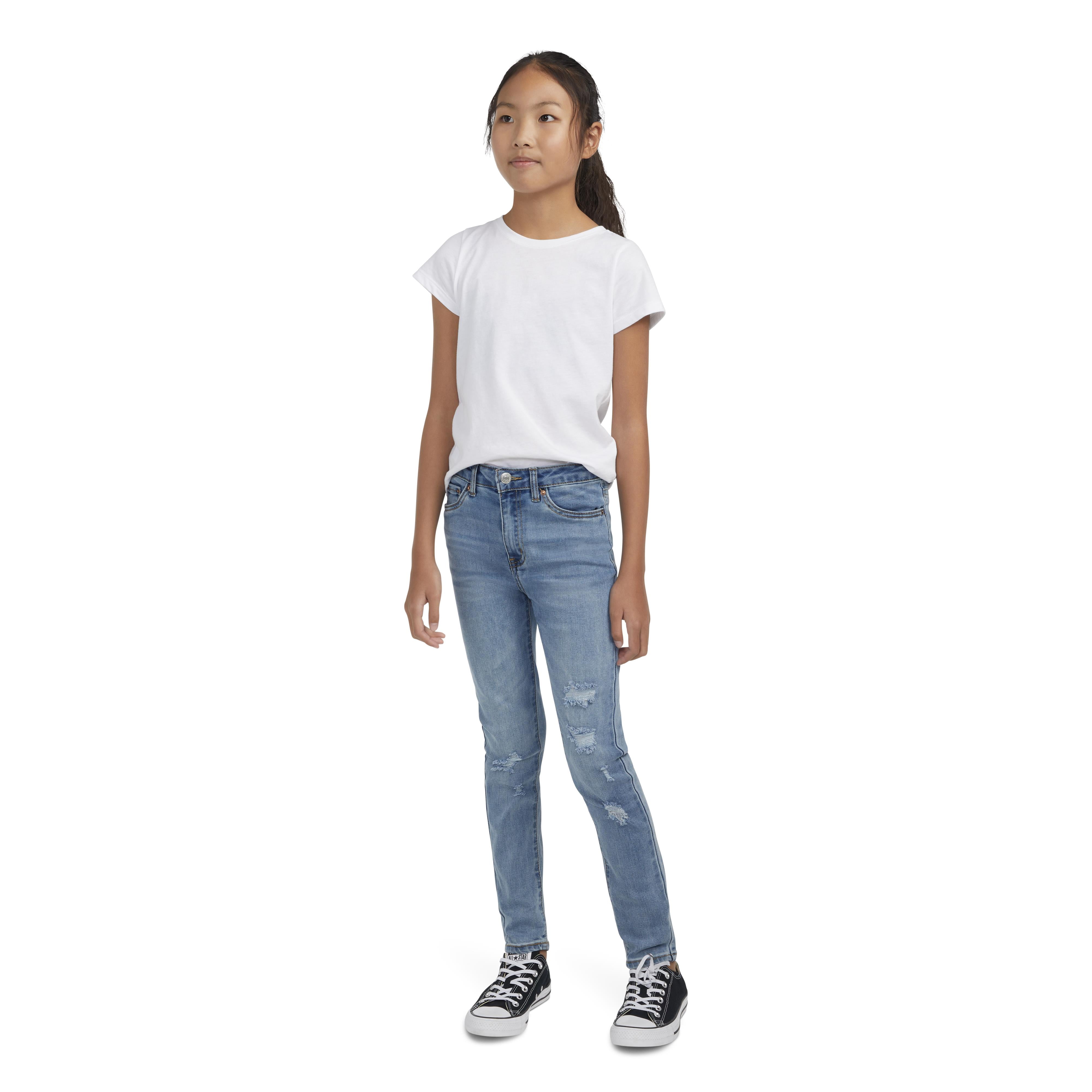 Levi Strauss Signature Girls High Rise Super Skinny Jeans, Sizes 5-18