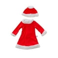 thumbnail image 6 of Loespoir Girl Doll Dress, Beautiful Dress Suitable For 18 Inches Doll, Christmas Doll Party Outfit, For Fashion Doll Play, Wardrobe Expansion, Baby Doll Accessories(Red), 6 of 6