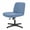 Blue/25.50 x 25.90 x 35.00 inch, variant on Alvantor Criss Cross Office Chair, No Wheels Armless Swivel, Wide Seat Criss Cross Chair for Home Office & Reading Room