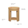 thumbnail image 5 of Beautiful Drew Side Table, Warm Honey finish, 5 of 10
