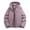 Pink, variant on Men's Puffer Jacket Dark Blue Warm Snow Jacket Windproof Winter Jacket for Cold Weather