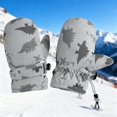 thumbnail image 2 of CPNG Toddler Mittens Fleece Lined Dinosaur Print Snow Gloves for Boys Girls Kids Infant Ski Mitten Winter Warm Waterproof Ski Gloves Baby Mittens, 2 of 4