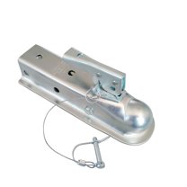 2"x 2"Straight Tongue Trailer Coupler For 2in Channel,2in Hitch Ball,3500 Lbs,Electroplated,RV Parts,Camper Caravan Accessories ,Dependable Strength