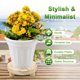 thumbnail image 2 of Uxcell 1-Pack Soportes para Plantas para Macetas Interiores, Bandeja Redonda de Madera de 15.2 cm/6 Pulgadas para Cocina/Baño/Decoración/Jabón [Color de Fuego Ligero], 2 of 6