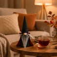 thumbnail image 4 of Halloween Faceless Gnome Doll Ornament 1 Pack Soft Cloth Black Witch Cloak & Hat Holiday Decor Washable Tabletop Figurine for Indoor Home Party Halloween Christmas Festival Decoration Gift, 4 of 7