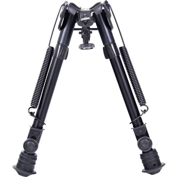 Aimtech Adjustable Heavy Duty Stud Mount Bipod, Black, 9-13in