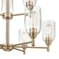 thumbnail image 3 of Millennium Lighting  Arlett 9 Light Chandelier in Modern Gold with Clear Glass Shades, 3 of 5
