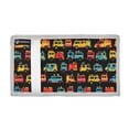 thumbnail image 2 of JIALIOU Nylon Trifold Card Wallet with ID Window Zipper Pocket for Men Women Teen Fire Trucks, 2 of 7