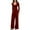 520-Wine, variant on Byworldtasic Two Piece Lounge Sets for Women No Boundaries V-neck Long Sleeve Tops Wide Leg Pants Matching Sets