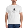 thumbnail image 3 of Acoustic Guitar Men'S Basic Short Sleeve T-Shirt White X-Large, 3 of 5