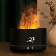 thumbnail image 5 of AZXY 225ml Ultrasonic Humidifiers for Bedroom,Cool Mist Humidifiers for Home Large Room,Small Flame Fireplace Humidifier Diffuser Quiet,Aromatherapy Oil Diffuser Humidifier for Car Desk, 5 of 8