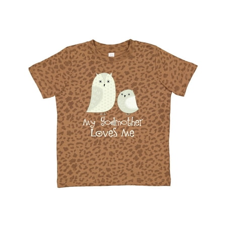 

Inktastic My Godmother Loves Me Gift Toddler Boy or Toddler Girl T-Shirt
