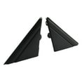 thumbnail image 3 of 2X Left+Right Side View Door Mirror Flag Cover Molding Trim for Fiat 500 12-19, 3 of 12