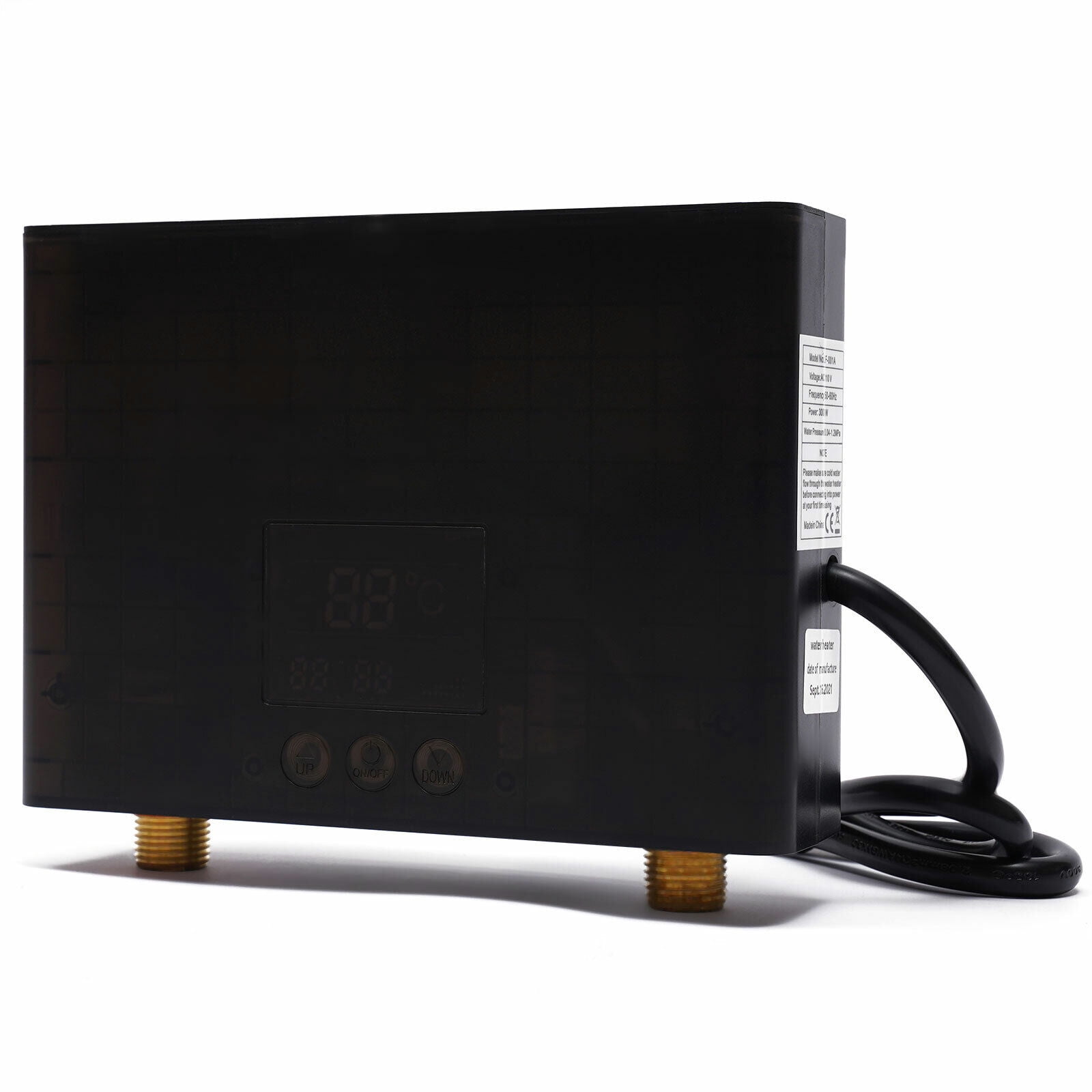 Electric Hot Tankless Water Heater Bathroom Shower Instant Boiler Home Kitchen for kitchens, restaurants, hotels