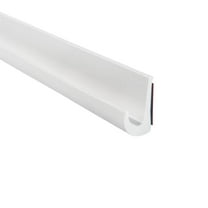 Trim-Lok DRW PVC Drip Rail Rain Gutter with Acryl Tape10 ft, White