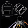 thumbnail image 3 of 90pcs Acrylic Embroidery Floss Drop, Clear Embroidery Thread Organizers Slim Floss Bobbins - Thread Bobbins,90 x Embroidery Floss Drop,Transparent, 3 of 5
