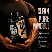 NutraBio 100% Whey Protein Isolate Protein Powder, 25g Protein with Complete Amino Acid Profile, Non-GMO, Soy & Gluten Free, Low Carb, Low Calorie Whey Protein Powder, Cinnamon Sugar Donut,20 serving