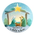 thumbnail image 2 of Adorno de la Natividad | Decoración para el árbol de Navidad de la Sagrada Familia | Decoración religiosa de vidrieras acrílicas | Regalo cristiano para mujeres, hombres y creyentes, 2 of 6