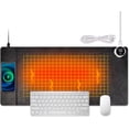 thumbnail image 1 of Heated Desk Mouse Pad Mat - Wireless Charging 15W Large Warm Mouse Pad. NEW!!!!, 1 of 6