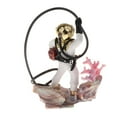thumbnail image 3 of Adorno De Acuario Air Split Fisherman Fish Tank Bubble Effect Decoración 2 Colores Blanco Salvador Ornamento del tanque de pescados del acuario, 3 of 7