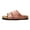 Pink, variant on Unisex Comfort Cork Sandals: Trendy Double Buckle Fall/Winter Slides for Men & Women, Arch Support Casual Mules for Students, Lightweight Non-Slip Outdoor Beach Shoes, Khaki/Brown