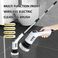 thumbnail image 4 of JLFNYA Scrub Brush,Cleaning Brush Multi Functional Wireless Electric Cleaning Brush Multiple Brush Heads Brushes Kitchen Plastic Cleaning Toilet Brushes Rotating Mops, 4 of 8