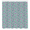 thumbnail image 2 of Ambesonne Hibiscus Shower Curtain, Hawaiian Jungle Summer, 69"Wx75"L, Seafoam Lilac and Teal, 2 of 4